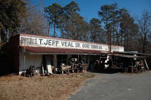 Goat Town GA Washington County T. Jeff Veal Store Workshop Photograph Copyright Brian Brown Vanishing South Georgia USA 2013