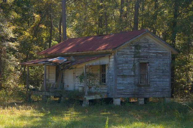 Durdenville GA Emanuel County Vernacular House Cabin Photograph Copyright Brian Brown Vanishing South Georgia USA 2014