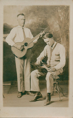 Columbus Stockade Blues Tom Darby Jimmie Tarlton Early Georgia Roots Musicians Real Photo Postcard Collection of Brian Brown Vanishing South Georgia USA 2014