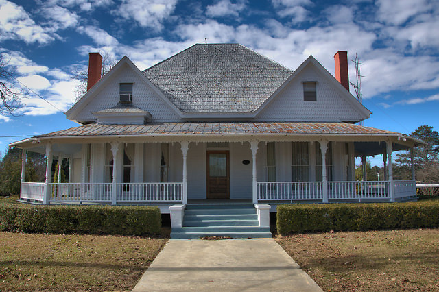 Parrott GA Historic District Queen Anne House Photograph Copyright Brian Brown Vanishing South Georgia USA 2016