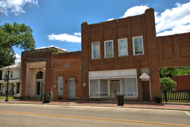 historic marshallville ga storefronts photograph copyright brian brown vanishing south georgia usa 2016