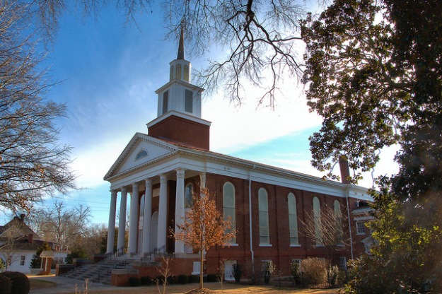 Madison Baptist Church Morgan County GA Photograph Copyright Brian Brown Vanishing North Georgia USA 2015