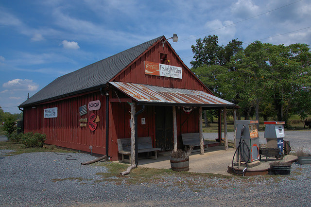 Fosters Mill GA Floyd County Country Store Photograph Copyright Brian Brown Vanishing North Georgia USA 2014