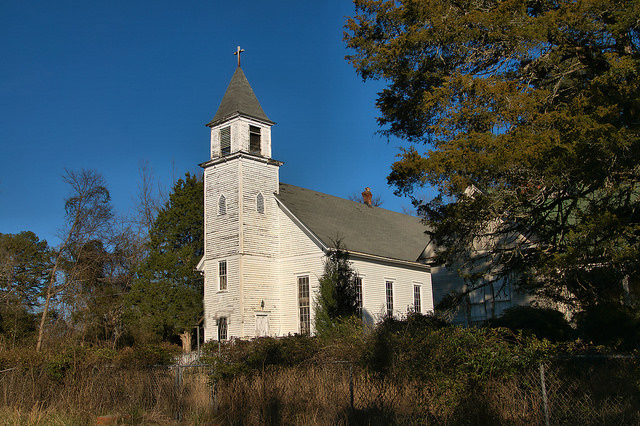 Church of the Purification Locust Grove Catholic Sharon GA Photograph Copyright Brian Brown Vanishing North Georgia USA 2016