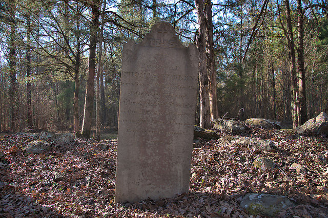 Locust Grove Oldest Catholic Cemetery in Georgia Sharon Taliaferro County Headstone Photograph Copyright Brian Brown Vanishing North Georgia USA 2016